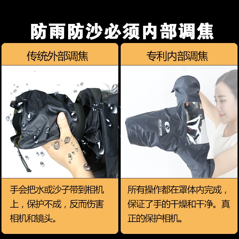 单反相防雨罩摄影遮雨衣迷彩防尘罩防沙罩防水袋微单沙漠