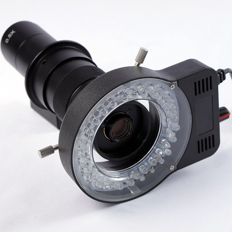 LED显微镜环形光源灯中心聚光亮度可调内径65mmPDOK