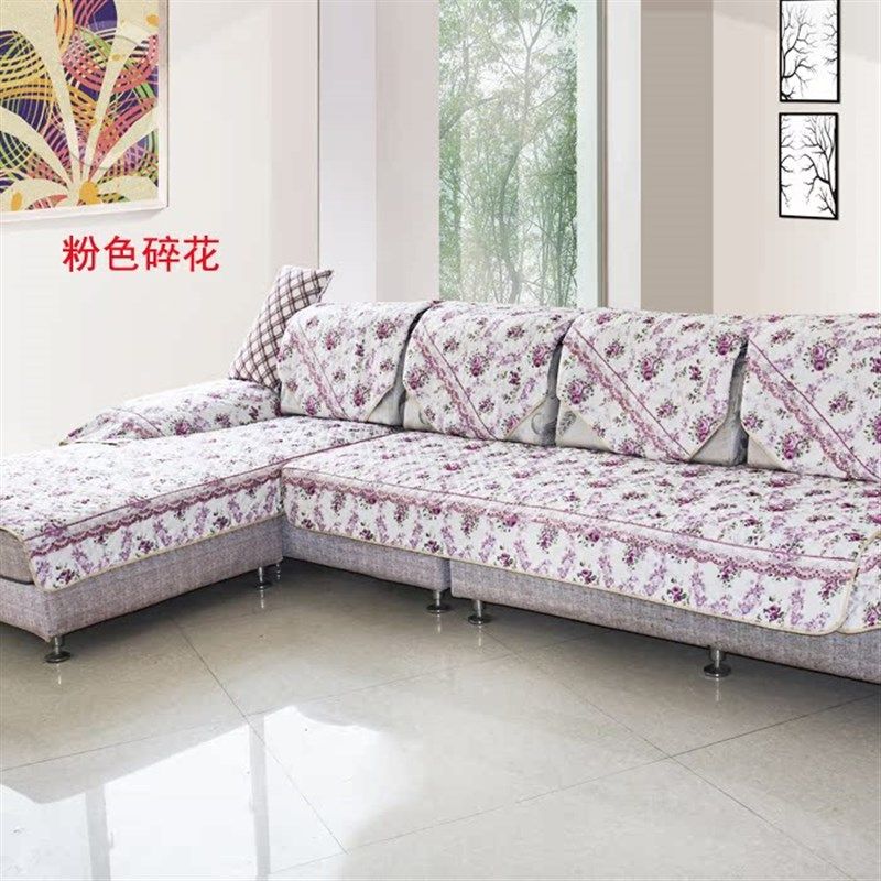 仓尾货四季通用亚麻布艺沙发方形靠背巾扶手盖布后背巾防滑垫