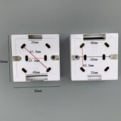 型明线盒明装 个 接线盒通用关电器底盒阻燃加厚元