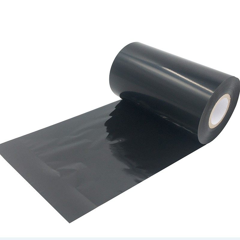 热卖*m 铜版纸干胶条码标签打印机蜡基碳带色带黑色整箱