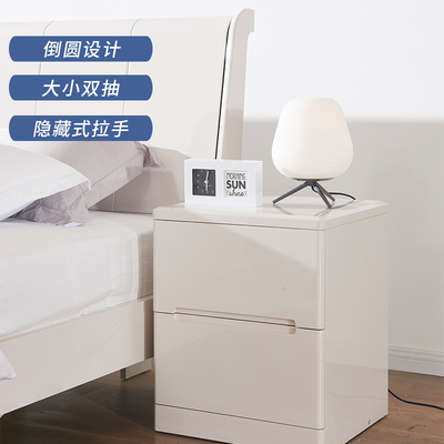 掌上明珠烤漆大床成套组合1.5米/1.8m主卧双人床简约高箱储物床62