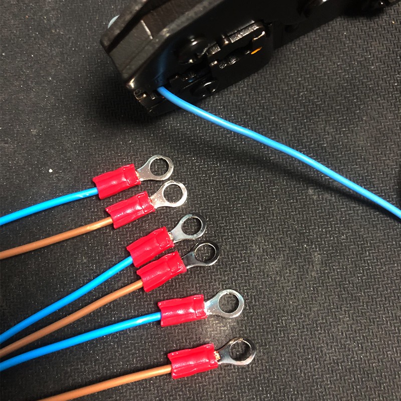 R圆形电线接头端子o型线耳铜 鼻子压线线鼻子线鼻铜冷压接线端子