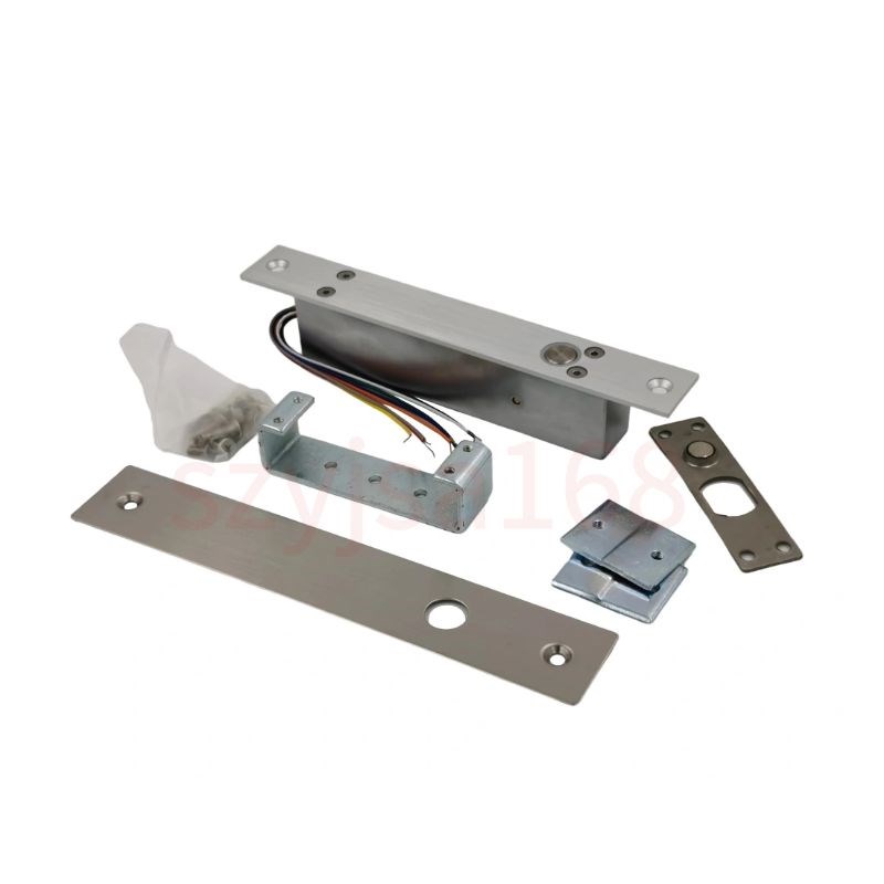 窄框门嵌入电插锁1SLD常开通电锁断电开电子12V门禁刷卡插销锁