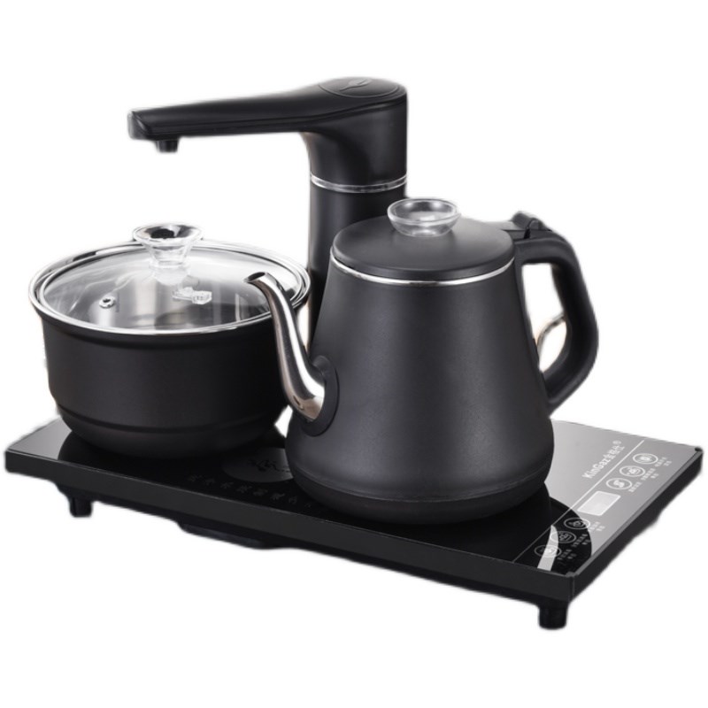 电磁茶炉全自动上水防烫旋转加水电热烧水壶茶台茶桌台嵌两用套装