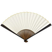 9寸紫檀折扇仿二号檀扇骨大叶紫檀文玩扇子檀木扇空白扇面古风