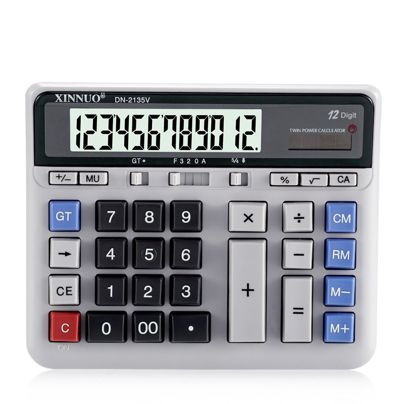 信诺DN-2计算器位数电脑按键大字大屏幕计算机财务会计用