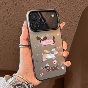 轻薄肤感适用于苹果17promax手机壳iphone16小米15/14华为mate70pro创意pura80香肠小狗oppoReno14pro荣耀400