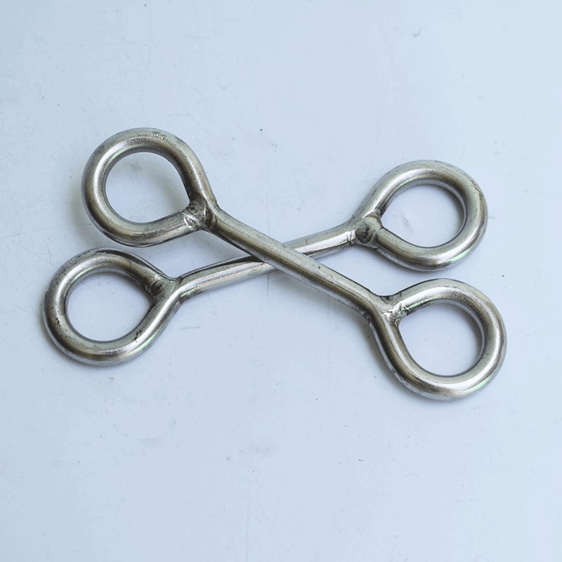 不锈钢304圆环双环s圈定制非标焊接花篮圈6mm拉紧器