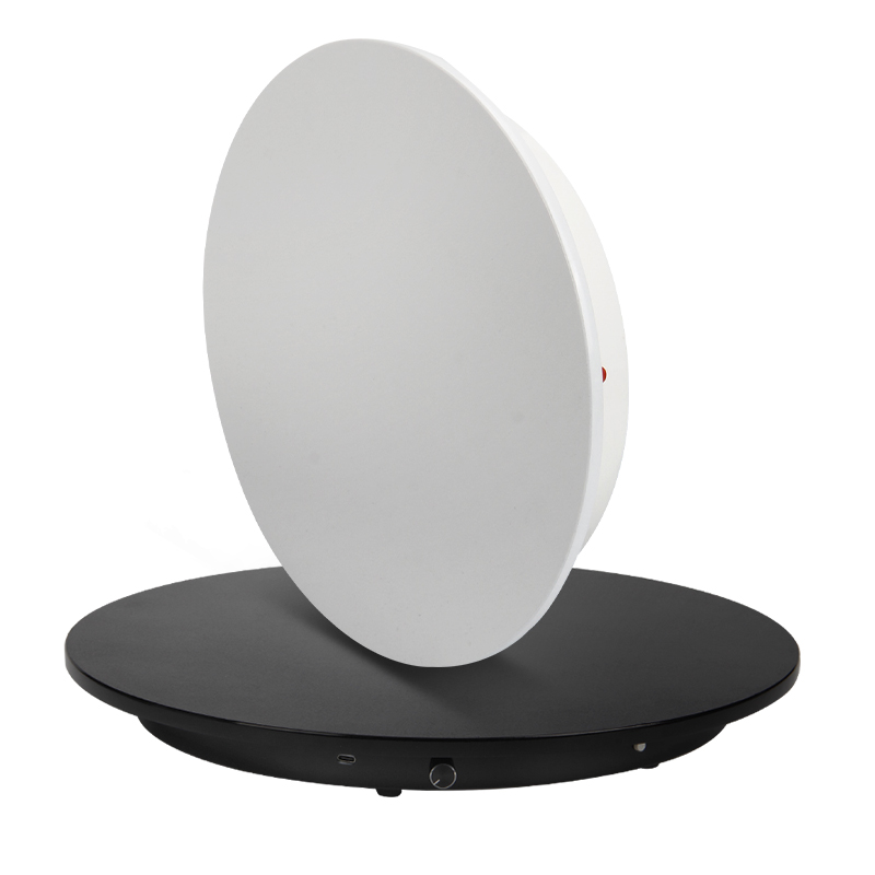 电动旋转展示台珠宝拍摄r转盘遥控双向调速直播摄影自动旋转台底