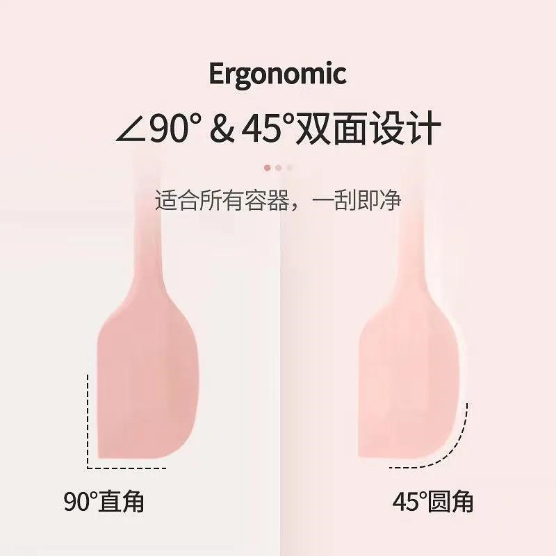 硅胶刮刀烘焙奶油蛋糕多功能抹酱C刀厨房迷你铲子小刮勺铲刀软刮