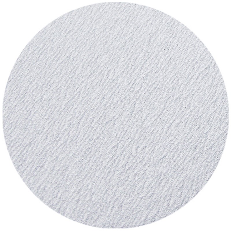 5寸125mm白砂圆盘植绒砂纸6孔/8孔背绒自粘N打磨抛光干磨拉绒片4