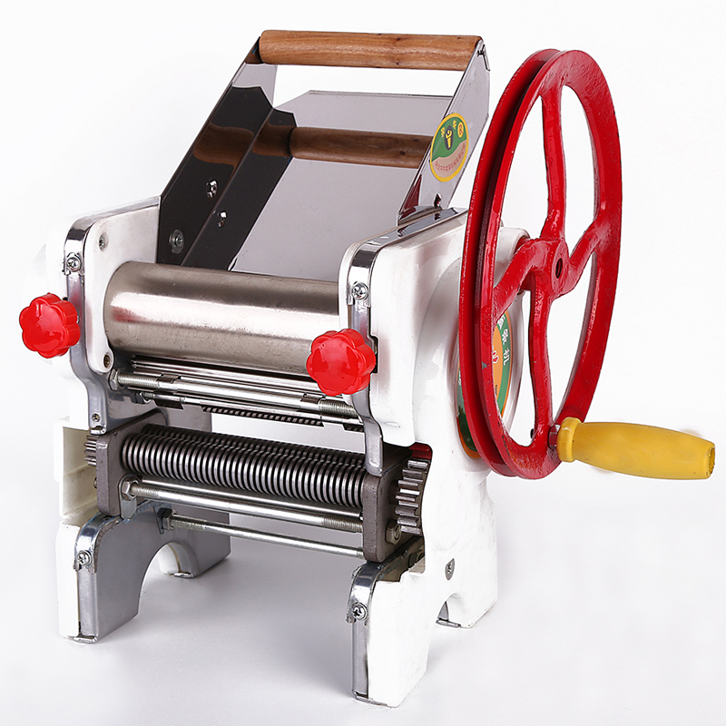 180型手摇压面k机家用不锈钢面条机手动多功能饺子皮馄饨皮擀面机