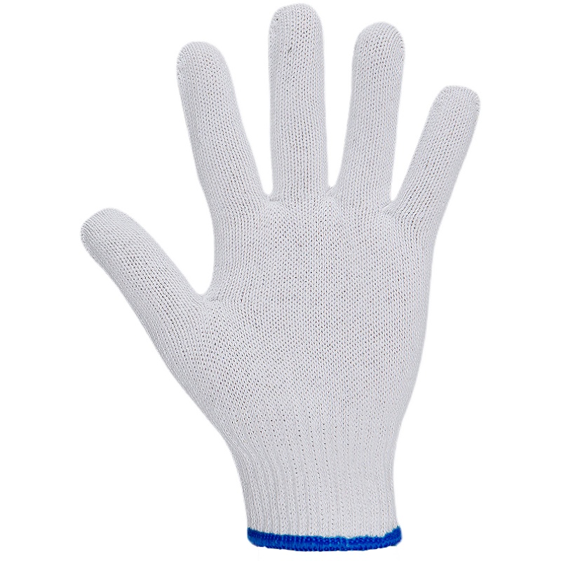 手套劳保耐磨工作纯棉加厚薄款白棉纱棉I线尼龙劳工劳动男工地干