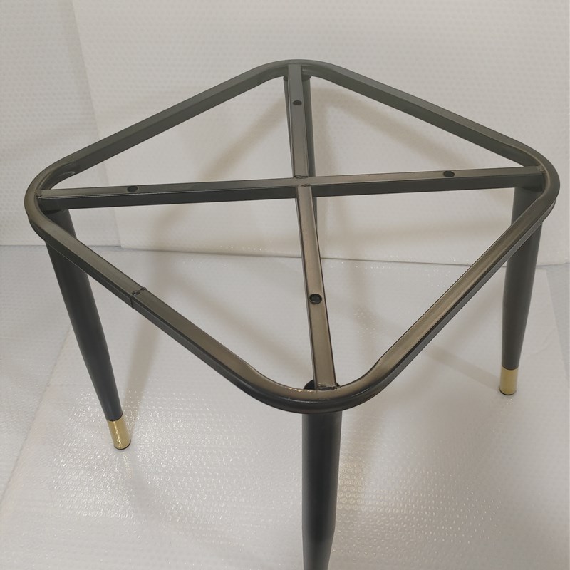 四脚支架椅子腿凳子腿椅r架凳子腿架凳椅配件底座铁艺交叉四方方