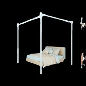 顶天立地免打挡风帘客厅阳台遮挡屏风卧室租房分隔帘