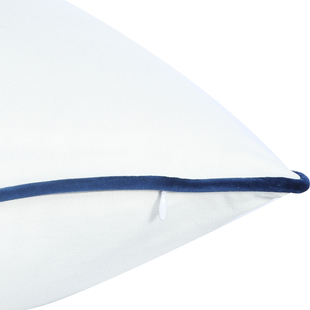 新古典蓝色马刺绣沙发抱枕 样板间客厅床头现代布艺软装靠垫