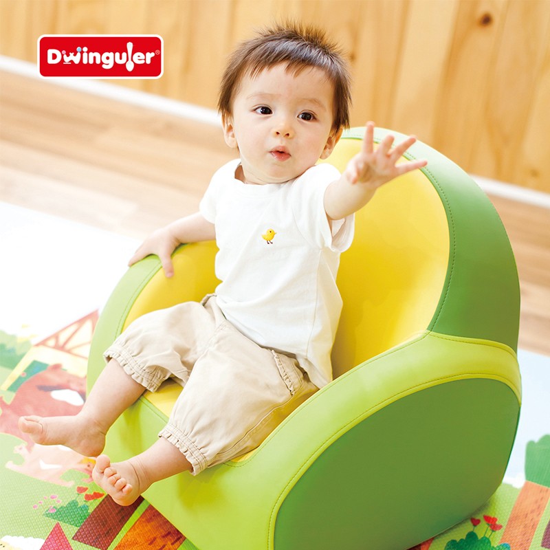 Dwinguler韩国原装进口康乐沙发 宝宝座椅凳 环保卡通儿童沙发 粉