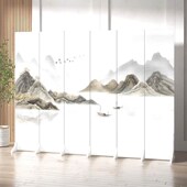 新屏风客厅玄关房间遮挡入户布艺座屏