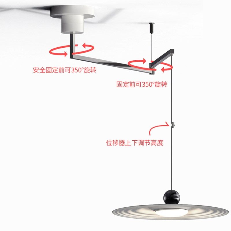 吊灯现代设计师极简护眼吧台餐桌创意个性饭厅灯具,家装灯饰光源,餐厅吊灯,淘宝优惠券,粉丝福利购,淘宝优惠卷