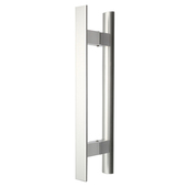 无框大门拉手木门把手铝合金距 银色黑色金色