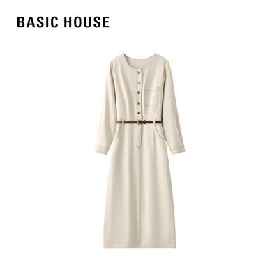 百家好韩系轻奢老钱风牛仔连衣裙