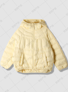 【三本针 防跑绒工艺】2025新款连帽简约时尚排骨款羽绒服XY-S011