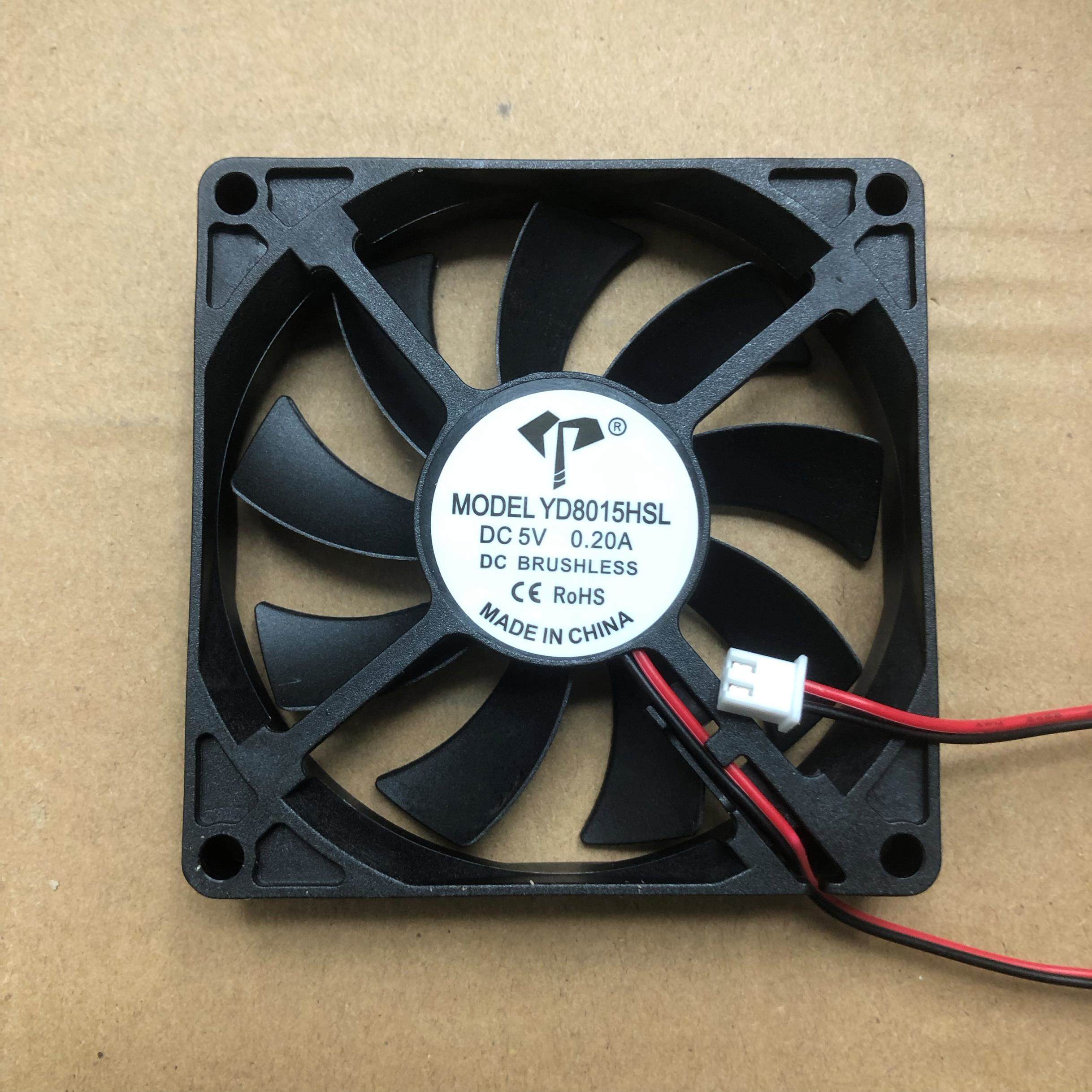 亿达 YD8015HSL DC5v 12v 24v静音大风量电源机箱散热风扇8CM