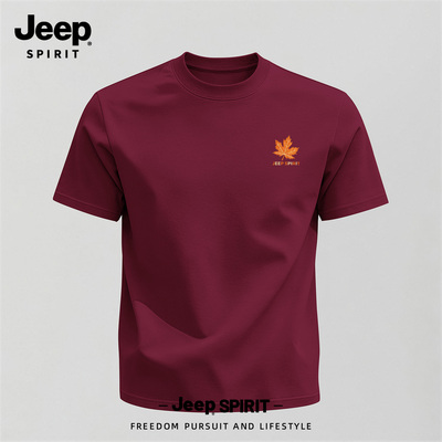 Jeep吉普衣服短袖t恤男款夏上衣