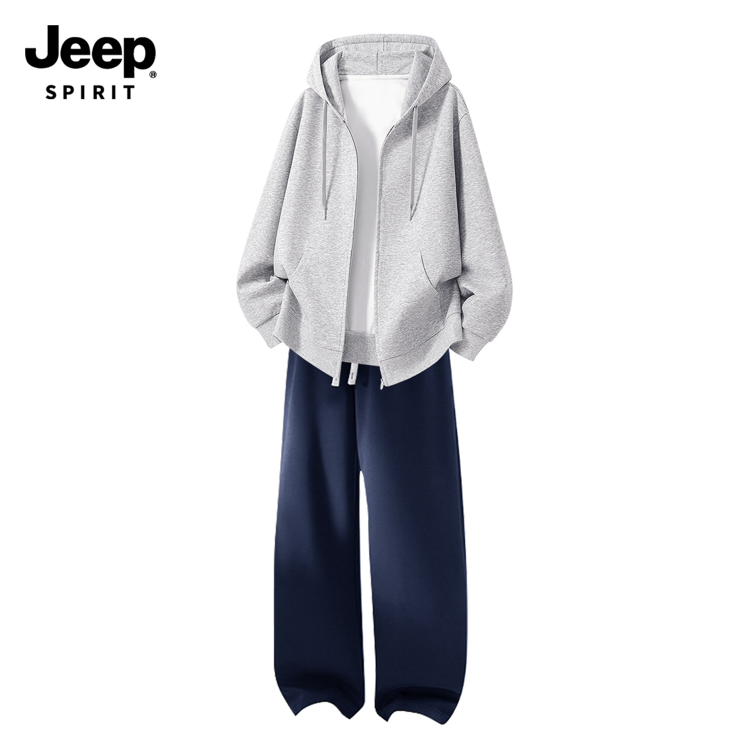 Jeep吉普秋季运动套装男美式穿搭