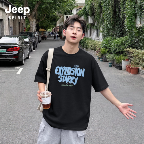 Jeep吉普短袖t恤男款2026夏季
