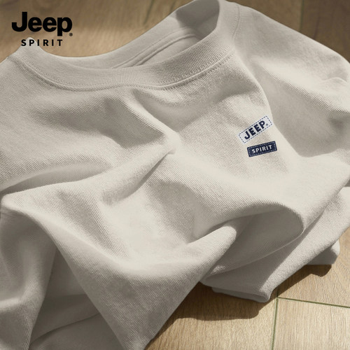 Jeep吉普男士纯棉长袖t恤