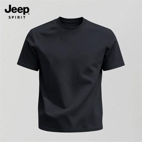 Jeep吉普男士短袖t恤基础款百搭