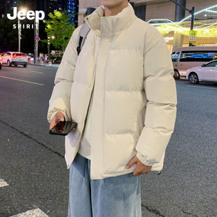 Jeep吉普男款外套冬装厚秋冬款棉袄男士加厚新款保暖高级过冬棉服