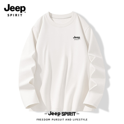 Jeep吉普纯棉打底衫男款2026新款
