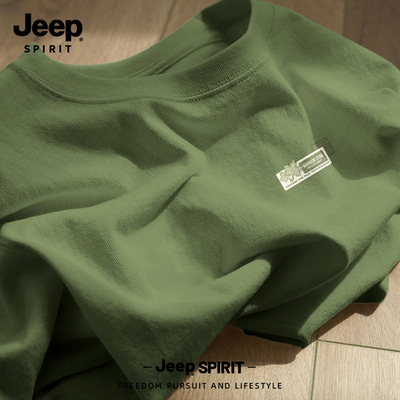 Jeep吉普男士短袖t恤男款夏季