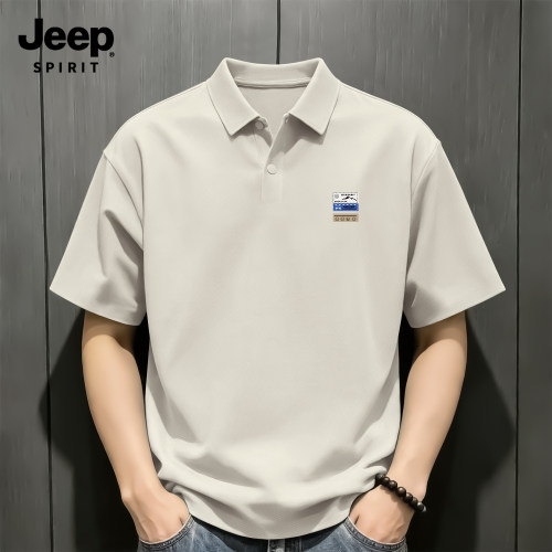 Jeep吉普高质量轻奢男士短袖t恤