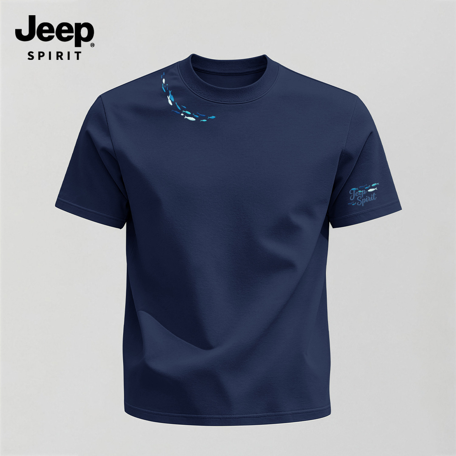 Jeep吉普男士短袖t恤夏清爽穿搭