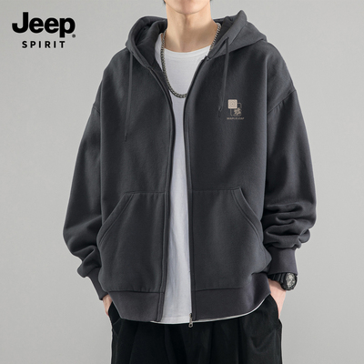 Jeep吉普正品连帽卫衣男款高质量