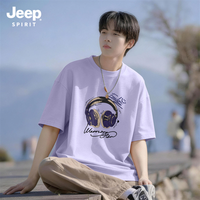 Jeep吉普短袖t恤男款2026夏季