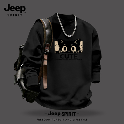 Jeep吉普卫衣男2026春季新款