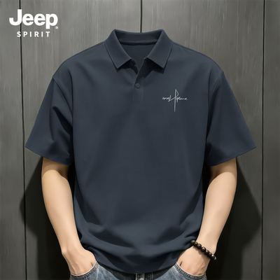 Jeep吉普短袖polo衫男款轻奢高级