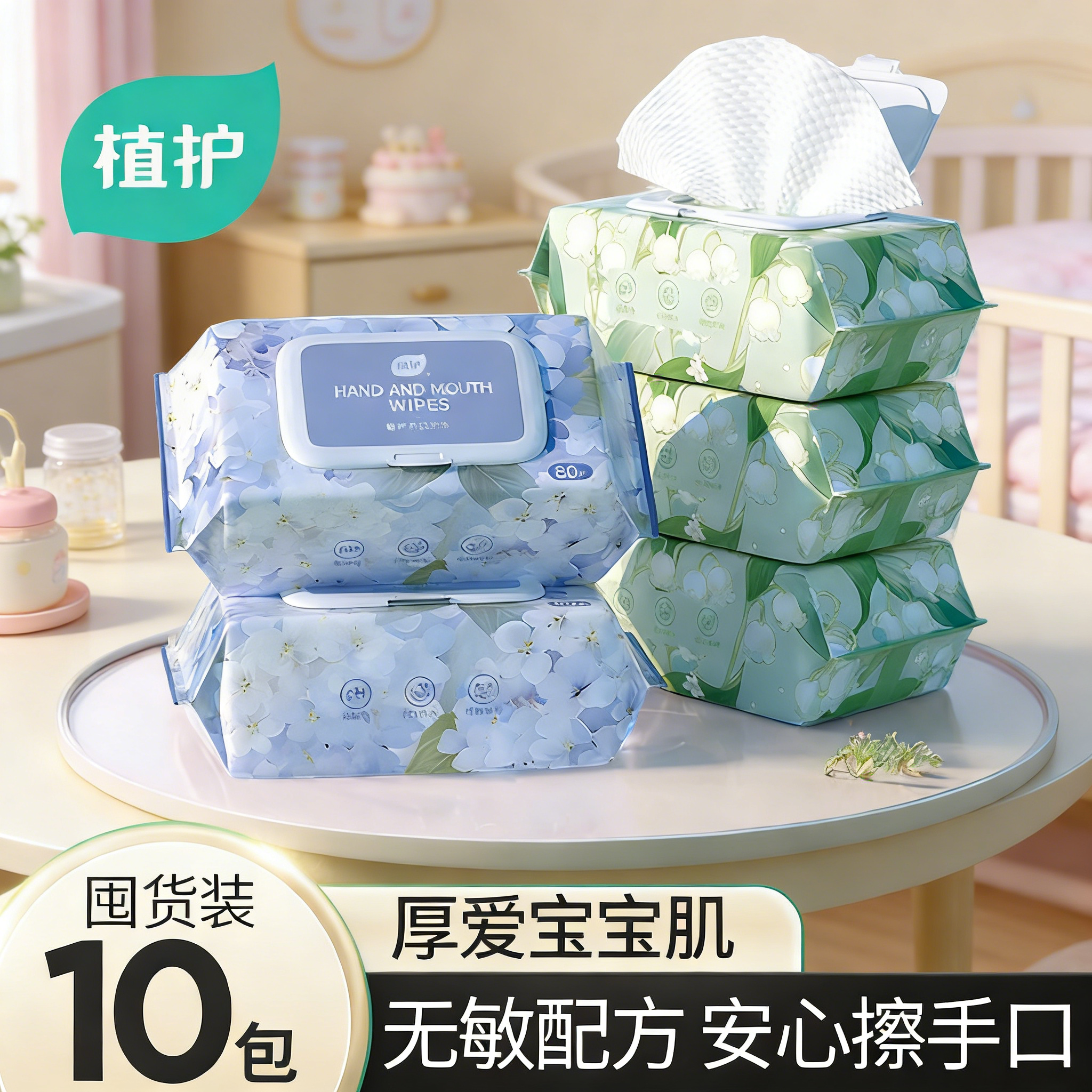 植护纯水大包湿巾80抽婴儿成人手口专研家庭用实惠装清洁湿水纸巾,洗护清洁剂/卫生巾/纸/香薰,手帕纸,淘宝优惠券,粉丝福利购,淘宝优惠卷