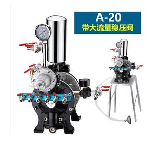10气动隔膜泵耐腐蚀涂料油漆喷漆泵A 荣陈A 15增压泵不锈钢双隔膜