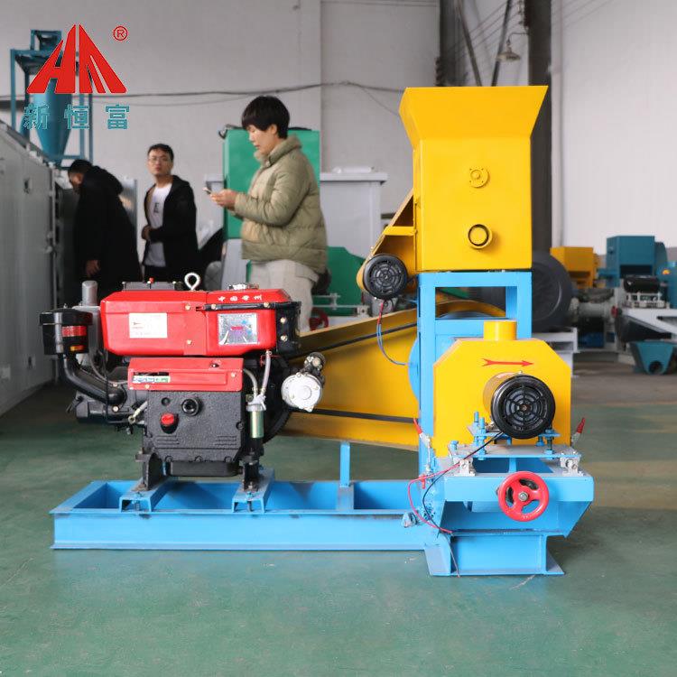 恒富机械饲料膨化设备新型猫狗鱼粮膨化机漂浮鱼饲料膨化机