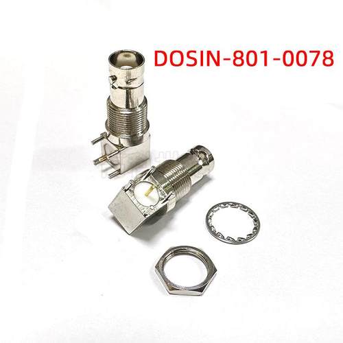 DOSIN-801-0078 BNC90度弯头 1代 三件套 RF射频同轴连接器板端