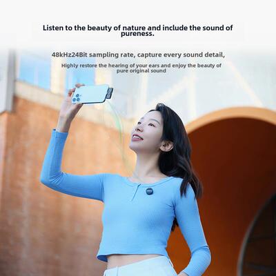 猛犸Xlmix按钮无线麦克风Lavalier手机电脑直播降噪磁录音