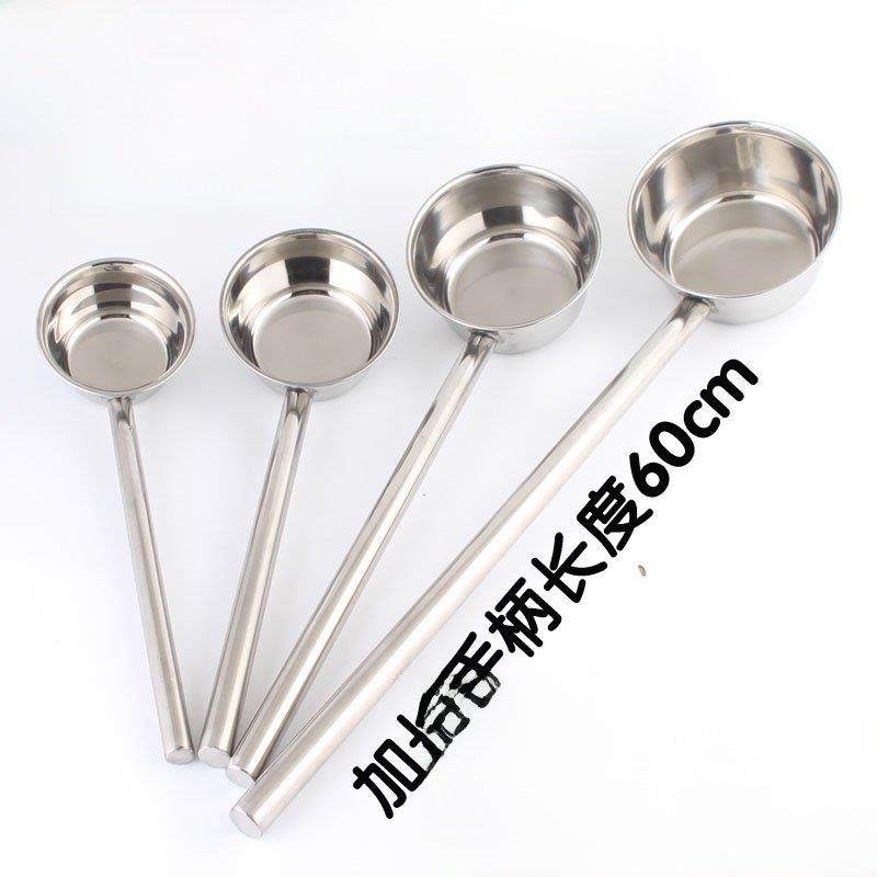 特厚不锈钢加长柄水勺水瓢打汤勺水舀水壳商用厨房大号汤勺粥勺子,厨房/烹饪用具,汤勺,淘宝优惠券,粉丝福利购,淘宝优惠卷