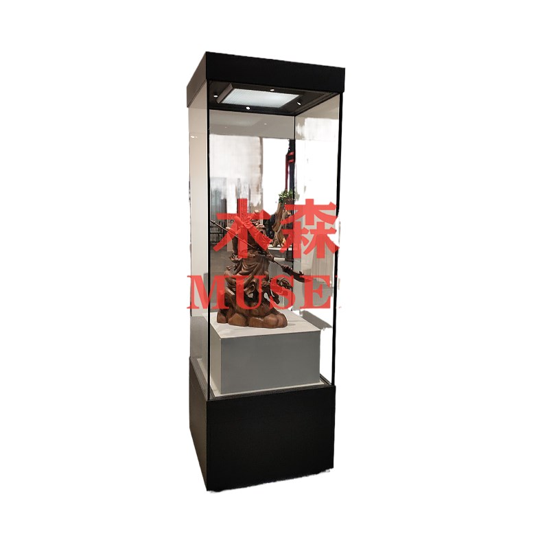 博物馆展示柜文物收藏品古玩珠宝展柜古董瓷器玻璃金属喷涂展示柜