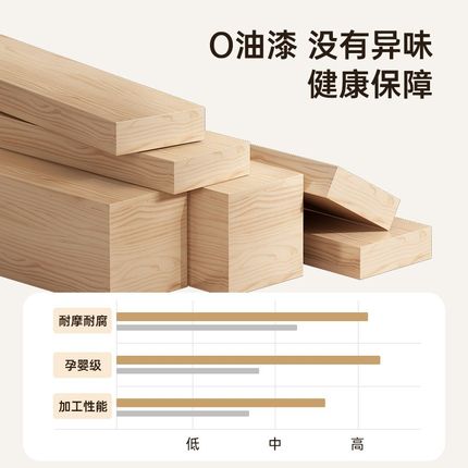 书架实木桌面置物架原木风简易书桌D收纳架子松木多层格子储物柜
